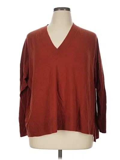 Pre-owned Treasure & Bond Pullover Sweater In Burgundy