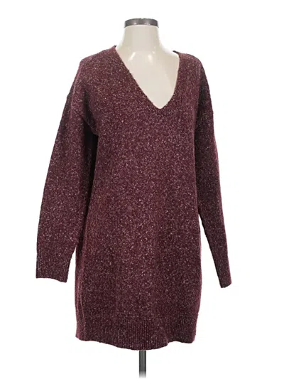 Pre-owned Treasure & Bond Pullover Sweater In Burgundy
