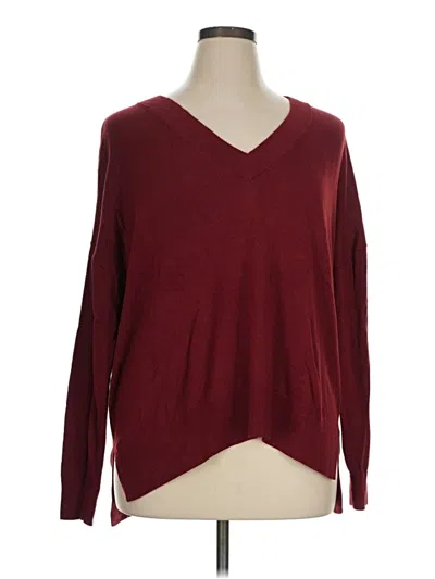 Pre-owned Treasure & Bond Pullover Sweater In Burgundy
