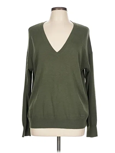 Pre-owned Treasure & Bond Pullover Sweater In Green