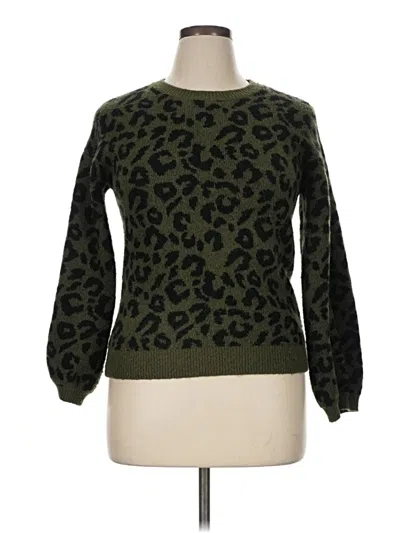 Pre-owned Treasure & Bond Pullover Sweater In Green