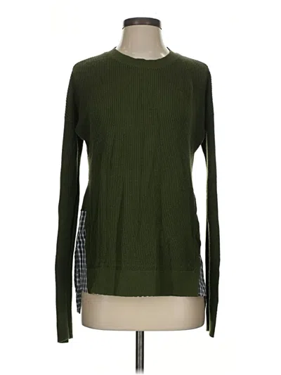 Pre-owned Treasure & Bond Pullover Sweater In Green
