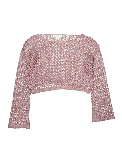 Pre-owned Treasure & Bond Kids' Pullover Sweater In Pink