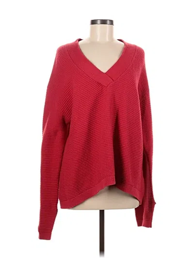 Pre-owned Treasure & Bond Pullover Sweater In Red