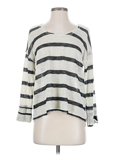 Pre-owned Treasure & Bond Pullover Sweater In Silver