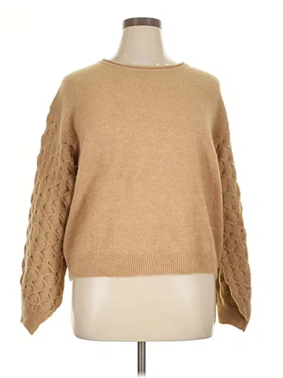 Pre-owned Treasure & Bond Pullover Sweater In Tan