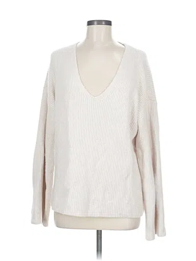 Pre-owned Treasure & Bond Pullover Sweater In White