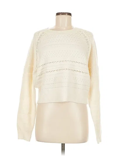 Pre-owned Treasure & Bond Pullover Sweater In White