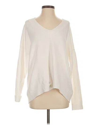 Pre-owned Treasure & Bond Pullover Sweater In White