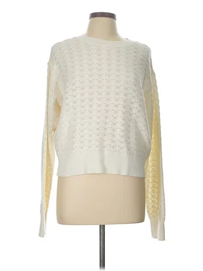 Pre-owned Treasure & Bond Pullover Sweater In White