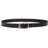 Treasure & Bond Raina Double Keeper Leather Belt In Black