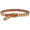 Treasure & Bond Riley Studded Belt In Brown