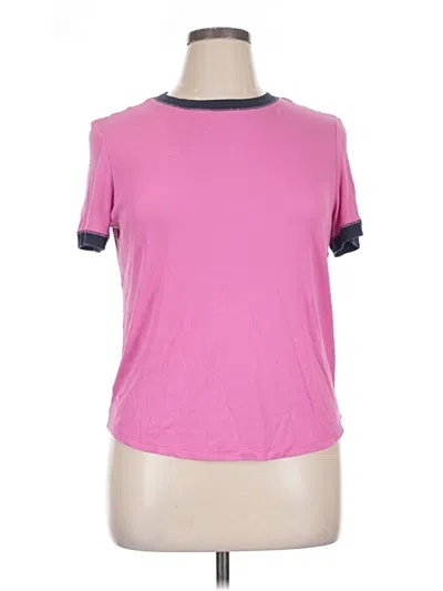 Pre-owned Treasure & Bond Short Sleeve T-shirt In Pink