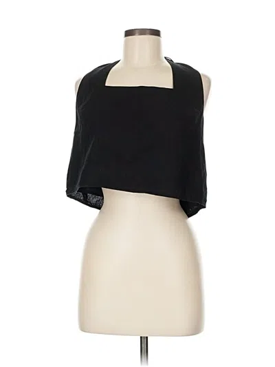 Pre-owned Treasure & Bond Sleeveless Blouse In Black