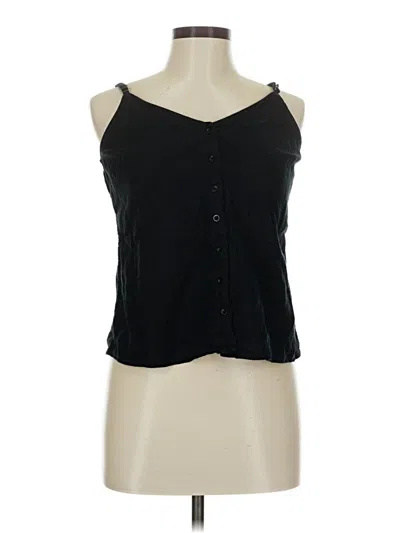 Pre-owned Treasure & Bond Sleeveless Blouse In Black