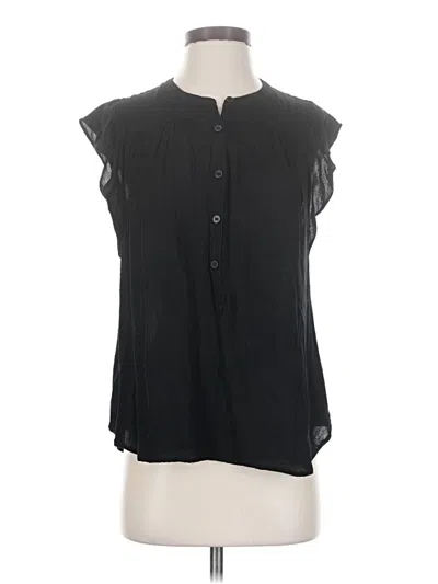 Pre-owned Treasure & Bond Sleeveless Blouse In Black