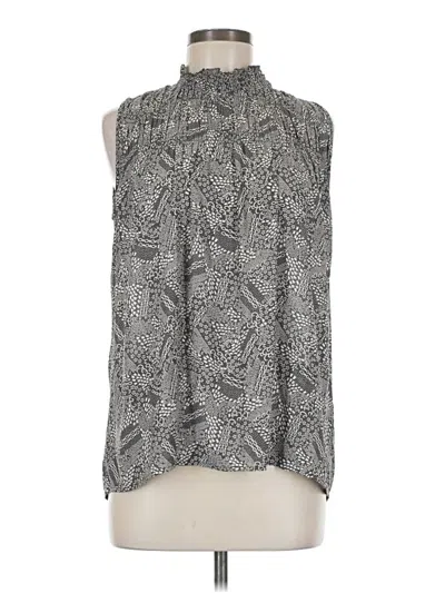 Pre-owned Treasure & Bond Sleeveless Blouse In Gray