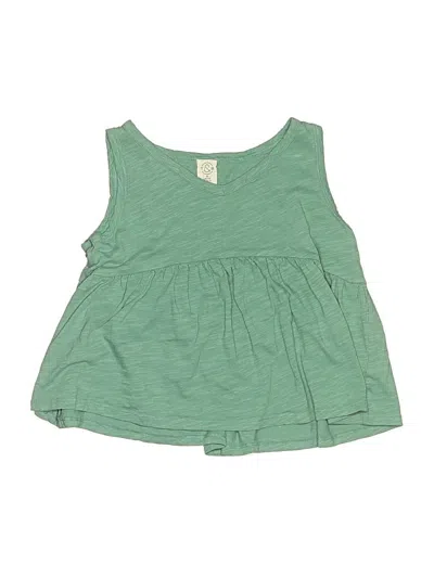 Pre-owned Treasure & Bond Kids' Sleeveless Blouse In Green