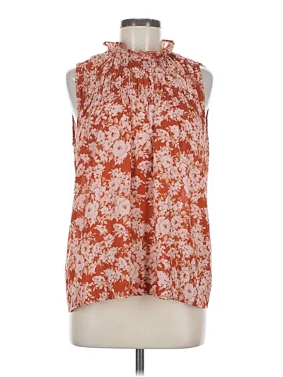 Pre-owned Treasure & Bond Sleeveless Blouse In Orange
