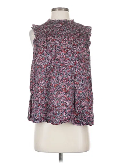 Pre-owned Treasure & Bond Sleeveless Blouse In Purple