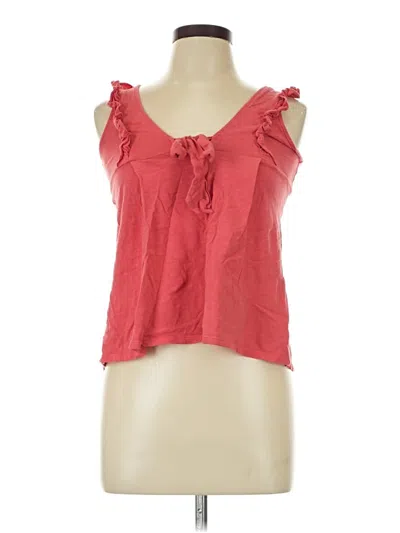 Pre-owned Treasure & Bond Sleeveless Blouse In Red