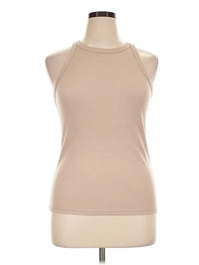 Pre-owned Treasure & Bond Sleeveless T-shirt In Tan