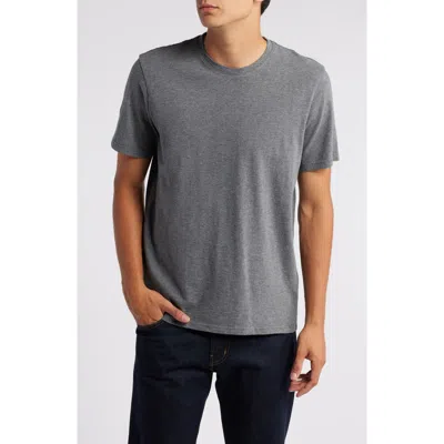 Treasure & Bond Lived In Slub Jersey Crewneck T-shirt In Grey Dark Heather