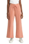 Treasure & Bond Sporty Drawstring Crop Pants In Pink Dawn