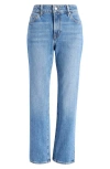 Treasure & Bond Mid Rise Straight Leg Ankle Jeans In Medium Wash