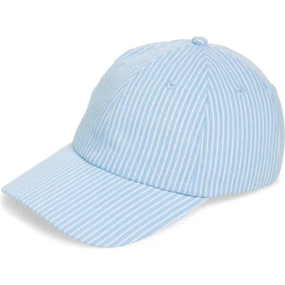 Treasure & Bond Stripe Baseball Cap In Blue