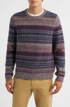Treasure & Bond Stripe Crewneck Sweater In Multi