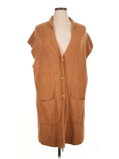 Pre-owned Treasure & Bond Sweater Vest In Brown