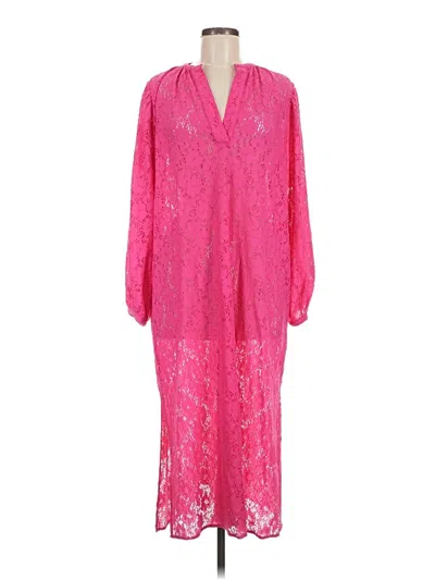 Pre-owned Treasure & Bond Swimsuit Cover Up In Pink
