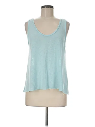 Pre-owned Treasure & Bond Tank Top Blue Halter Neckline Tops