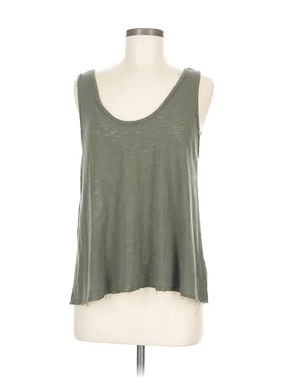Pre-owned Treasure & Bond Tank Top Green Strapless Neckline Tops