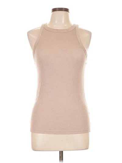 Pre-owned Treasure & Bond Tank Top Tan Halter Neckline Tops