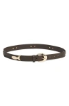Treasure & Bond Tatum Stud Leather Belt In Brown