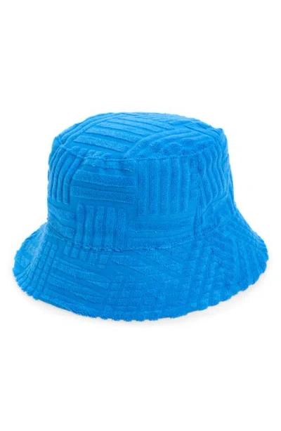 Treasure & Bond Terry Bucket Hat In Blue