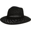 Treasure & Bond Texture Panama Hat In Black