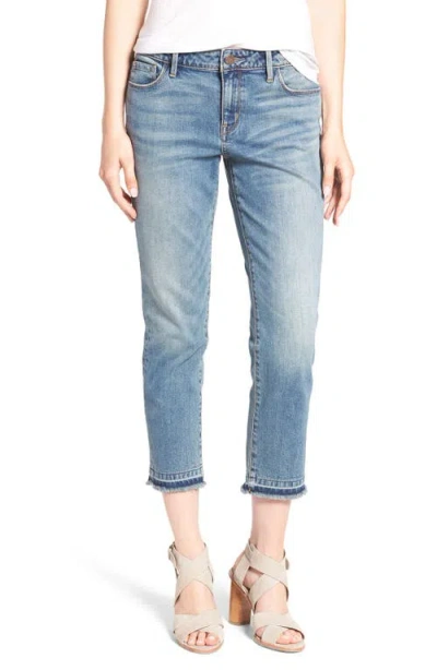Treasure & Bond Treasure&bond Release Hem Crop Straight Leg Jeans