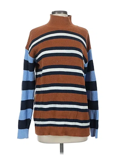 Pre-owned Treasure & Bond Turtleneck Sweater In Brown