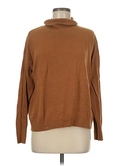 Pre-owned Treasure & Bond Turtleneck Sweater In Brown