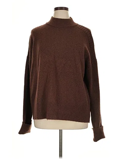 Pre-owned Treasure & Bond Turtleneck Sweater In Brown