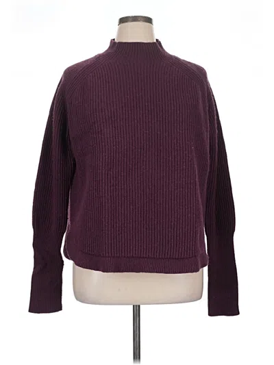 Pre-owned Treasure & Bond Turtleneck Sweater In Burgundy