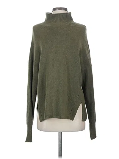 Pre-owned Treasure & Bond Turtleneck Sweater In Green