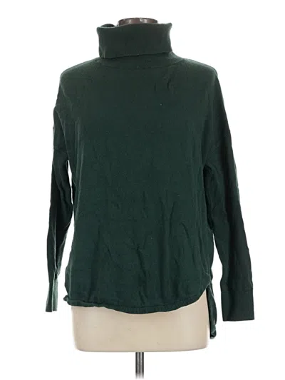 Pre-owned Treasure & Bond Turtleneck Sweater In Green