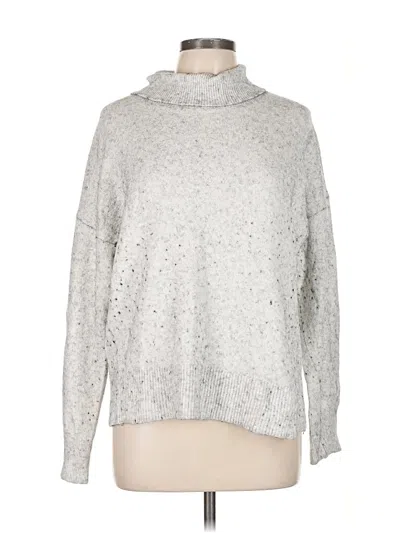 Pre-owned Treasure & Bond Turtleneck Sweater In Silver