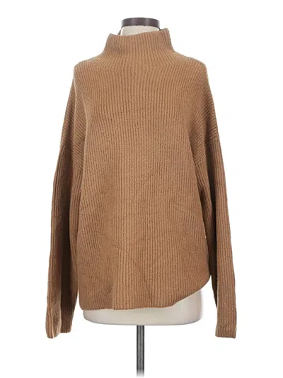 Pre-owned Treasure & Bond Turtleneck Sweater In Tan