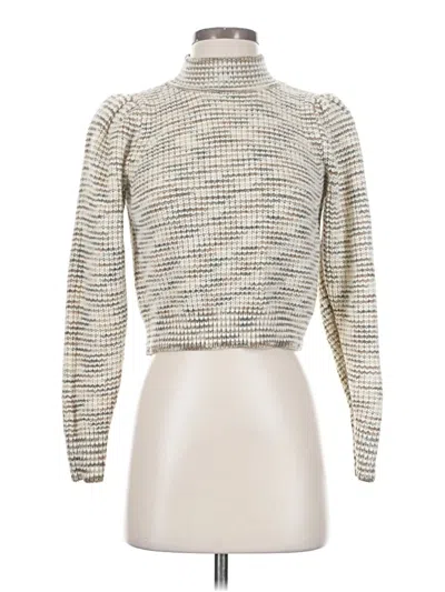 Pre-owned Treasure & Bond Turtleneck Sweater In White