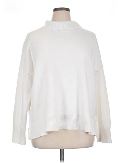 Pre-owned Treasure & Bond Turtleneck Sweater In White